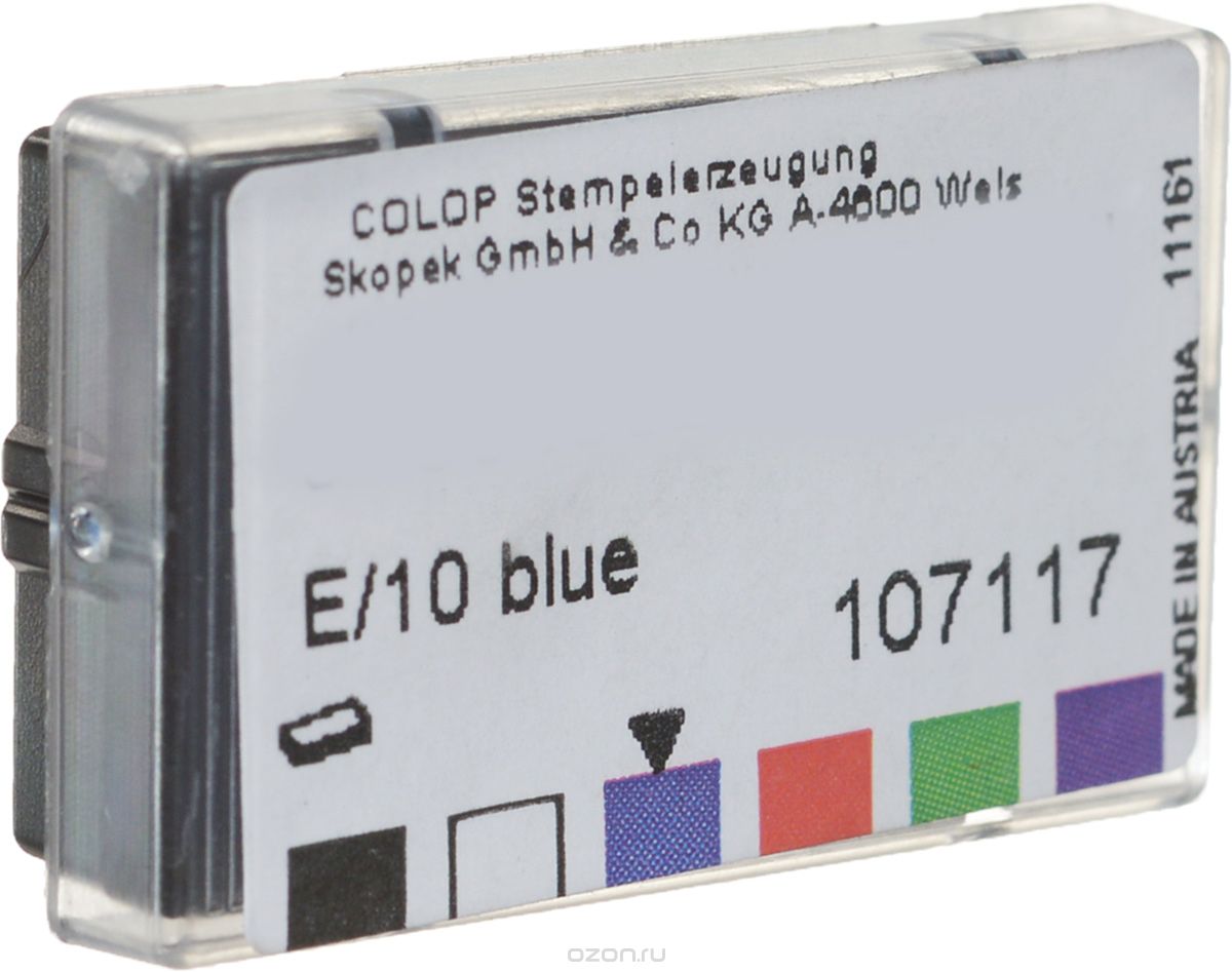 Colop Сменная штемпельная подушка E/10 цвет синий