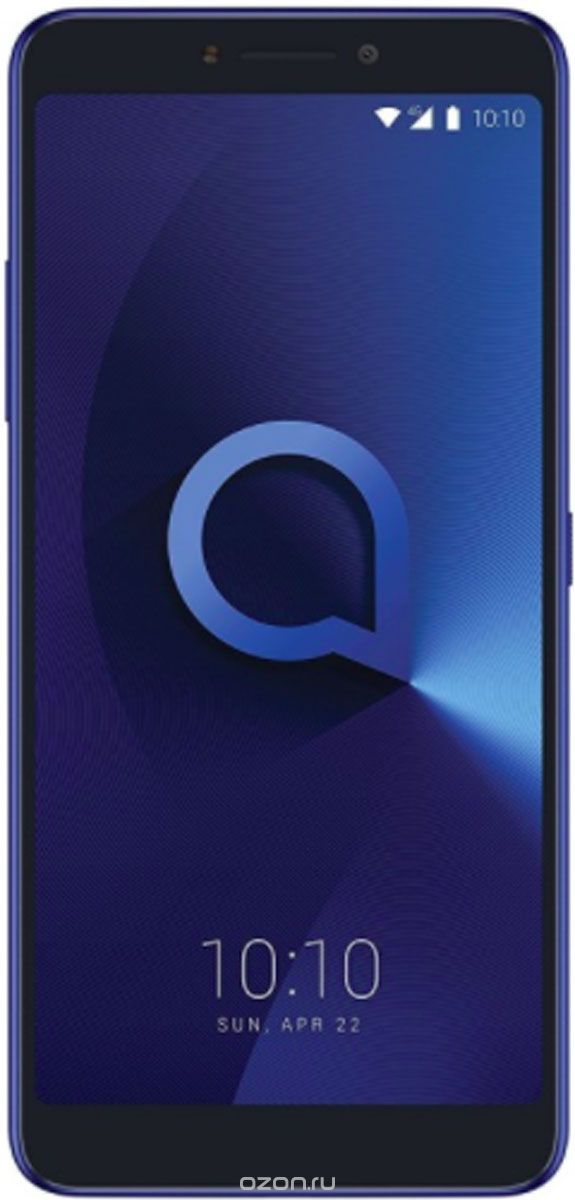 Alcatel 5099D 3V, Black Blue